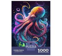 Jigsaw Puzzles for Adults1000 Pieces The Intelligent Octopus Puzzle for Adults Brain Teaser Game A Work of Art Fun Activities at Home 70x50cm/1000pcs