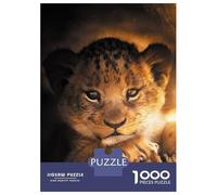 Jigsaw Puzzles for Adults1000 Pieces The Lion Cub Adult Puzzles Hands-on Game Perfect Decoration Fun Activities at Home 38x26cm/1000pcs
