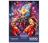 Jigsaw Puzzles for Adults1000 Pieces The Pinching Lobster Puzzle for Adults Brain Teaser Game A Work of Art Fun Activities at Home 70x50cm/1000pcs