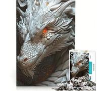 Jigsaw Puzzles for Adults1000 Pieces The Snow Dragon Impossible Game Fun at Home Activities Christmas Birthday Gifts 38x52cm