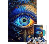 Jigsaw Puzzles for Adults1000 Pieces Third Eye Centre Puzzles for Adults Family Games Difficult Hard Fun Activities at Home (Size 50x75cm)