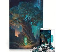 Jigsaw Puzzles for Adults1000 Pieces Tree of Life, Hands-on Game, Decompressing Intellectual, Suitable for Desktop Decoration 38x26cm