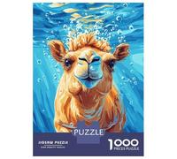Jigsaw Puzzles for Adults1000 Pieces Underwater Camel Portrait Adult Jigsaw Puzzle Fun Games Hand Speed Race Challenging Game Gifts 70x50cm/1000pcs