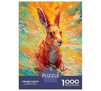 Jigsaw Puzzles for Adults1000 Pieces Underwater Rabbit Jigsaws for Adults Hands-on Game Enhance Memory Fun Activities at Home 52x38cm/1000pcs