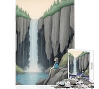 Jigsaw Puzzles for Adults1000 Pieces Unique Solitary Figure Anti-Stress Toys Great Gift for Educational Game Wishlist with Santa Claus Size 38x26cm