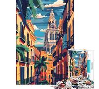 Jigsaw Puzzles for Adults1000 Pieces Valencia Fun at Home Activities, Birthday Present Relaxing Games for 14+ Puzzle Game Offered (50x75cm)