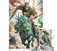 Jigsaw Puzzles for Adults1000 Pieces Warrior Dragon-like Creature Relax Games Wall Decoration Home Decoration Toys Fun Activities at Home (38x26cm)