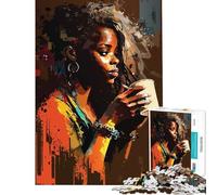 Jigsaw Puzzles for Adults1000 Pieces We Love Coffee Fun at Home Activities, Birthday Present Relaxing Games for 14+ Puzzle Game Offered (38x52cm)