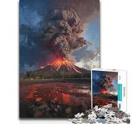 Jigsaw Puzzles for Adults1000 Pieces Where Earth Bleeds Fire Tough Challenge Birthday Gifts for Ages 14 And over 38x52cm