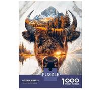 Jigsaw Puzzles for Adults1000 Pieces Wild Spirit of The Prairie Puzzle for Adults Brain Teaser Game A Work of Art Fun Activities at Home 38x26cm/1000pcs