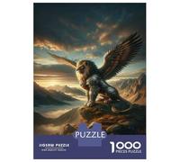Jigsaw Puzzles for Adults1000 Pieces Winged Lion Statue for Sale Jigsaws for Adults Family Game Analysis And Logic Christmas Birthday Gifts 70x50cm/1000pcs