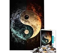 Jigsaw Puzzles for Adults1000 Pieces Yin And Yang Balance Challenging Game Toys Educational Game Perfect Decoration Funny Gifts (Size 50x75cm)