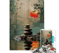 Jigsaw Puzzles for Adults1000 Pieces Zen Garden Sunset 1000 Piece Jigsaws Toy Wall Decor Improve Memory Birthday Present, Gifts, (50x75cm)