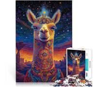 Jigsaw Puzzles for Adults2000 Piece Fantasy Alpaca Art Made of cardboard for age 14+ Suitable for couples Fun at Home Activities, Birthday Present,Travel Gifts。size:70x100cm/27.5x39.3inch