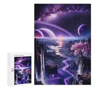 Jigsaw Puzzles for Adults300 PCS Amethyst River Canyon Adult Jigsaw Family Game Staycation Kill Time for Birthday, Chrismas 300 PCS