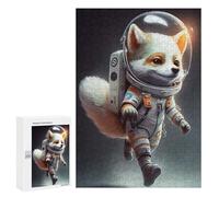 Jigsaw Puzzles for Adults300 PCS Astronaut Space Wolf Puzzle for Adults DIY Toys Staycation Kill Time Fun at Home Activities, 300 PCS
