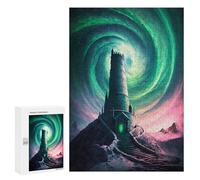 Jigsaw Puzzles for Adults300 PCS Aurora Spiral Adult Jigsaw Family Game Staycation Kill Time for Birthday, Chrismas 300 PCS