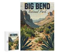 Jigsaw Puzzles for Adults300 PCS Big Bend National Park Adult Puzzles Brain Teaser Game Home Decoration Help The Brain Exercise 300 PCS