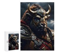 Jigsaw Puzzles for Adults300 PCS Bison Armor Adult Jigsaw Puzzle Family Games Difficult Challenge Fun Activities at Home 300 PCS