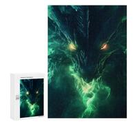 Jigsaw Puzzles for Adults300 PCS Black Shadow Dragons Power Adult Jigsaw Family Game Staycation Kill Time for Birthday, Chrismas 300 PCS