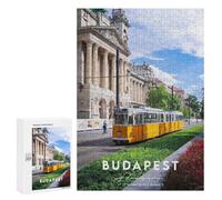 Jigsaw Puzzles for Adults300 PCS Budapest Coordinates Adult Jigsaw Family Game Staycation Kill Time for Birthday, Chrismas 300 PCS