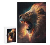 Jigsaw Puzzles for Adults300 PCS Celestial Lion Puzzle for Adults DIY Toys Staycation Kill Time Fun at Home Activities, 300 PCS