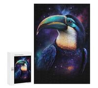 Jigsaw Puzzles for Adults300 PCS Cosmic Toucan Art Print-1 Jigsaw for Adults Brain Teaser Game Pattern Assembly Unique Birthday And Gifts 300 PCS