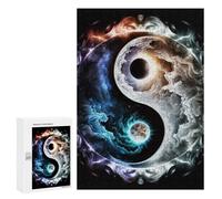 Jigsaw Puzzles for Adults300 PCS Cosmic Yin-Yang Balance Adult Jigsaw Puzzle Hands-on Game But Fun And Humorous Stress Reduction Gifts 300 PCS