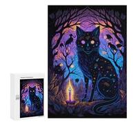 Jigsaw Puzzles for Adults300 PCS Enchanted Forest Whiskers -2 Puzzle for Adults Fun Games Wall Decoration Deal As Gifts for The Whole Family 300 PCS