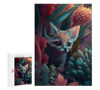 Jigsaw Puzzles for Adults300 PCS Enchanted Forest Whiskers -3 Puzzle for Adults Fun Games Wall Decoration Deal As Gifts for The Whole Family 300 PCS