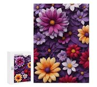 Jigsaw Puzzles for Adults300 PCS Flower Wallpaper Vector Adult Jigsaw Puzzle Hands-on Game But Fun And Humorous Stress Reduction Gifts 300 PCS