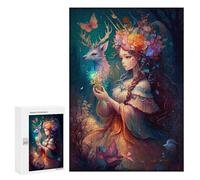 Jigsaw Puzzles for Adults300 PCS Forest Forest Queen Adult Jigsaw Puzzle Hands-on Game But Fun And Humorous Stress Reduction Gifts 300 PCS