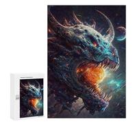 Jigsaw Puzzles for Adults300 PCS Galactic Monster Devouring Planet -1 Puzzle for Adults Fun Games Wall Decoration Deal As Gifts for The Whole Family 300 PCS