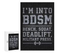 Jigsaw Puzzles for Adults300 PCS Im Into BDSM - Gym Humor Teenagers Puzzles Relaxing Games For Family Fun Fun Activities at Home 300 PCS