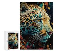 Jigsaw Puzzles for Adults300 PCS Leopard in Abstract Art Adult Jigsaw Puzzle Hands-on Game But Fun And Humorous Stress Reduction Gifts 300 PCS