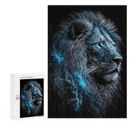 Jigsaw Puzzles for Adults300 PCS Magic Frost Lion Puzzle for Adults DIY Toys Staycation Kill Time Fun at Home Activities, 300 PCS