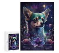 Jigsaw Puzzles for Adults300 PCS Magical Chihuahua Dreamscape Jigsaw for Adults Brain Teaser Game Pattern Assembly Unique Birthday And Gifts 300 PCS
