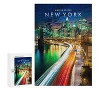 Jigsaw Puzzles for Adults300 PCS New York City Skyline Adult Jigsaw Puzzle Hands-on Game But Fun And Humorous Stress Reduction Gifts 300 PCS