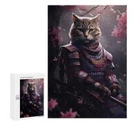 Jigsaw Puzzles for Adults300 PCS Noble Japanese Cat Puzzle for Adults DIY Toys Staycation Kill Time Fun at Home Activities, 300 PCS