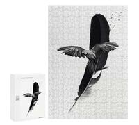 Jigsaw Puzzles for Adults300 PCS Parrot Feather Wallpaper Teenagers Puzzles Relaxing Games For Family Fun Fun Activities at Home 300 PCS