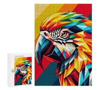 Jigsaw Puzzles for Adults300 PCS Parrot Wpap Pop Art Adult Puzzles Brain Teaser Game Home Decoration Help The Brain Exercise 300 PCS