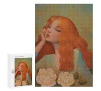 Jigsaw Puzzles for Adults300 PCS Peony Adult Puzzles Brain Teaser Game Home Decoration Help The Brain Exercise 300 PCS