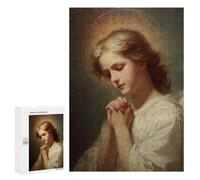 Jigsaw Puzzles for Adults300 PCS Praying Angel Painting Artwork Adult Jigsaw Puzzles For Family Fun Fun Activities at Home Challenging Family Fun Game 300 PCS