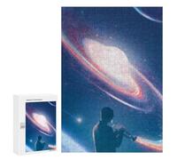 Jigsaw Puzzles for Adults300 PCS Space Symphony Celestial Concert Teenagers Puzzles Relaxing Games For Family Fun Fun Activities at Home 300 PCS