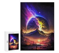 Jigsaw Puzzles for Adults300 PCS Stellar Voyage Adult Jigsaw Puzzle Family Games Difficult Challenge Fun Activities at Home 300 PCS