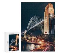 Jigsaw Puzzles for Adults300 PCS Sydney Harbour Bridge Adult Jigsaw Puzzle Family Games Difficult Challenge Fun Activities at Home 300 PCS