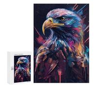 Jigsaw Puzzles for Adults300 PCS The Free Eagle Puzzle for Adults DIY Toys Staycation Kill Time Fun at Home Activities, 300 PCS