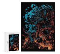 Jigsaw Puzzles for Adults300 PCS Warriors Rage Puzzle for Adults Fun Games Wall Decoration Deal As Gifts for The Whole Family 300 PCS