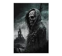 Jigsaw Puzzles for Adults38x26cm/1000pcs Dark Reaper's Domain Jigsaws for Adults Toy Wall Decor Staycation Kill Time Fun Activities at Home 38x26cm/1000pcs
