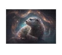 Jigsaw Puzzles for Adults38x26cm/1000pcs Galactic Otter A Cosmic Creature Jigsaws for Adults Fun Games Birthday Present Christmas Birthday Gifts 38x26cm/1000pcs